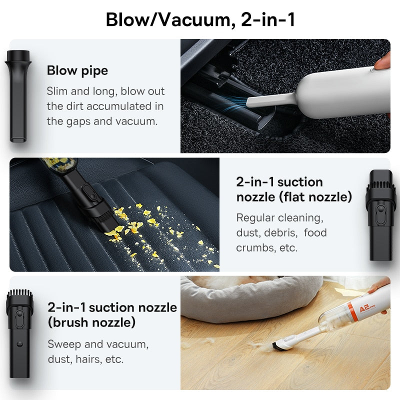 Handheld Vacuum for Car - Mini Vacuum for Car - Vacuc